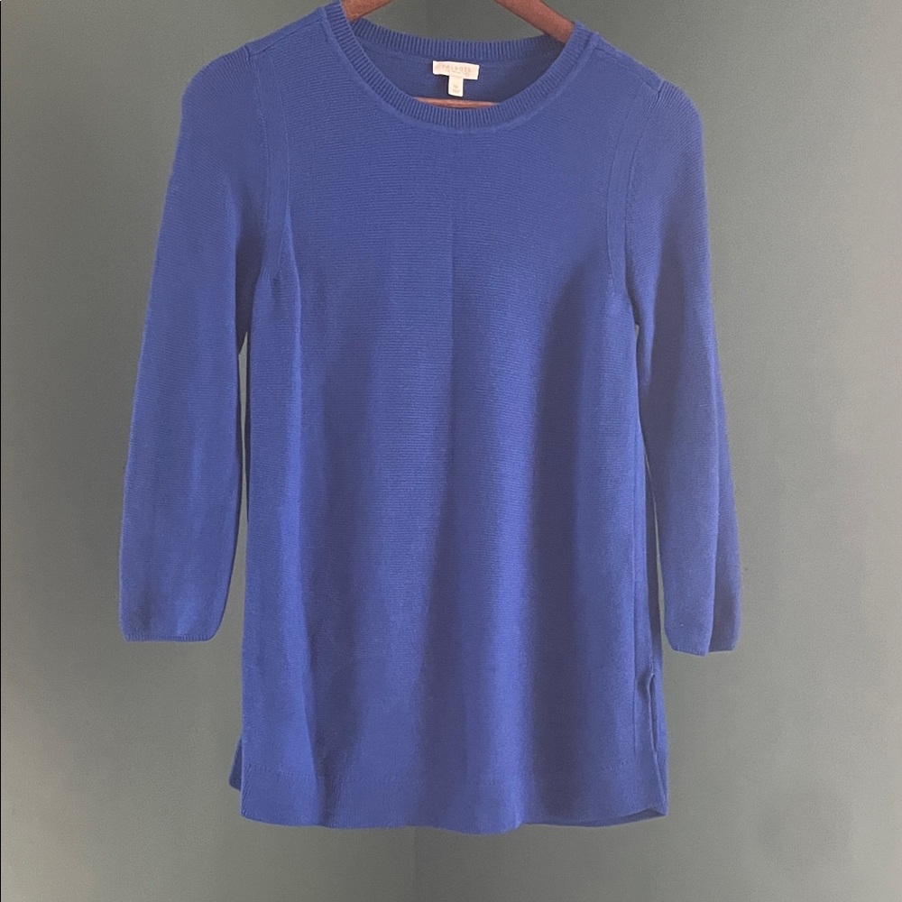 Talbots Cobalt Blue Long Sleeve Sweater